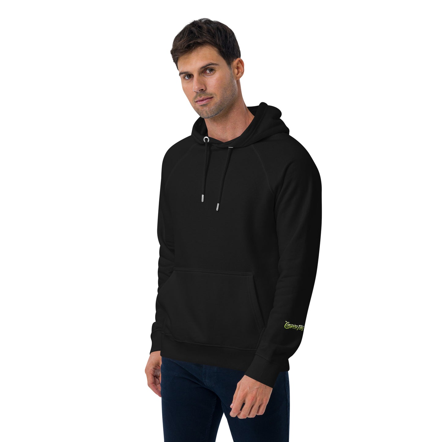 Free Your Mind Pyramid Unisex eco raglan hoodie