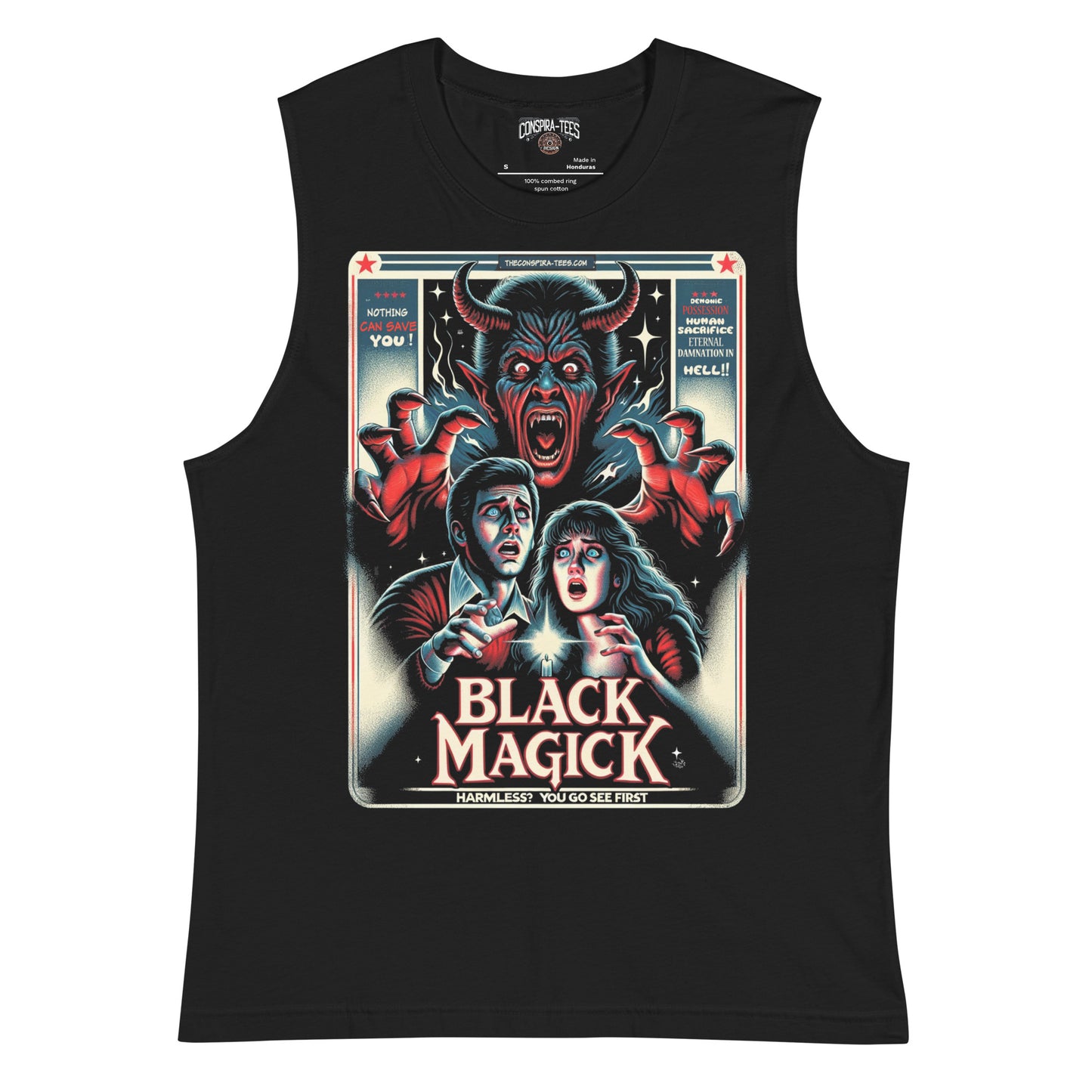 Black Magick Harmless? You Go See First Muscle Shirt