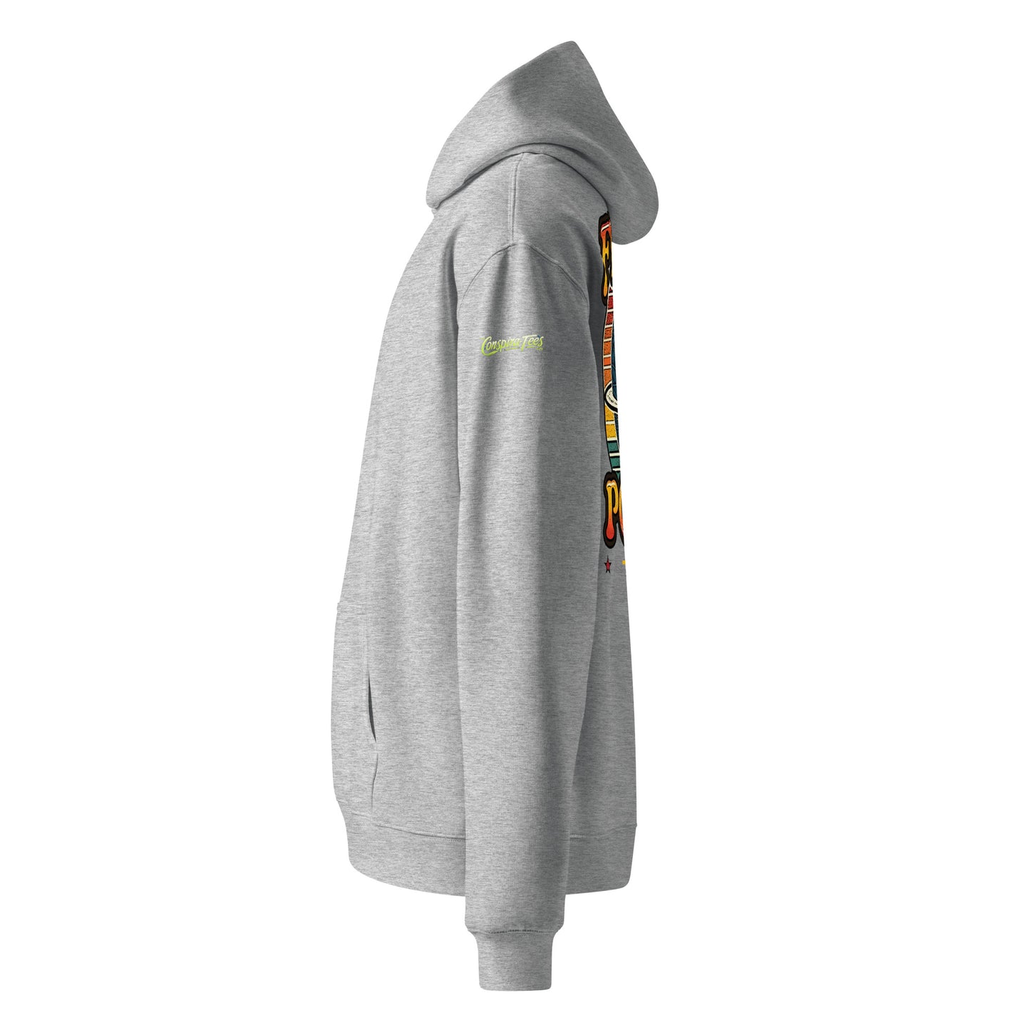 Flat Power Unisex oversized hoodie