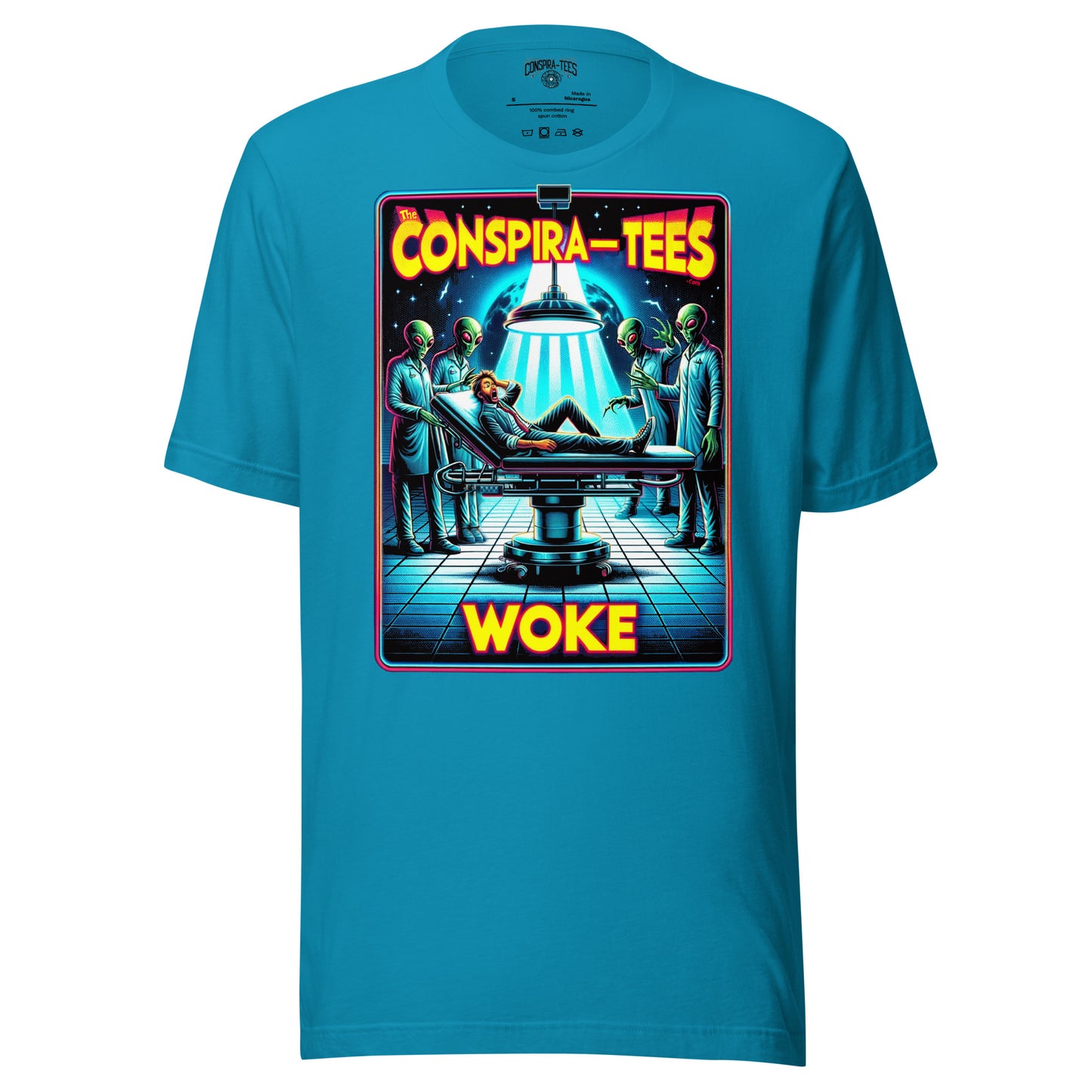 Conspira-tees Alien Operating Table Woke Unisex t-shirt
