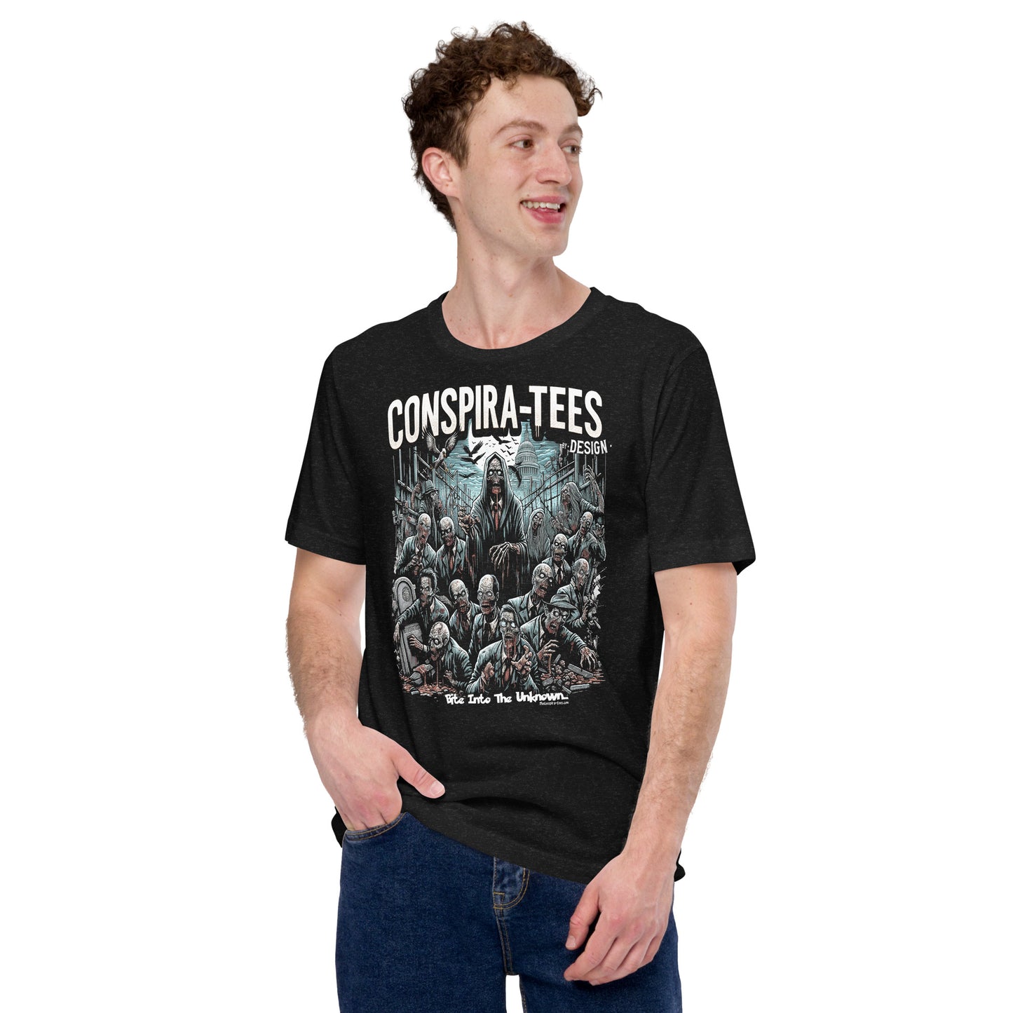 Bite Into The Unknown Unisex t-shirt