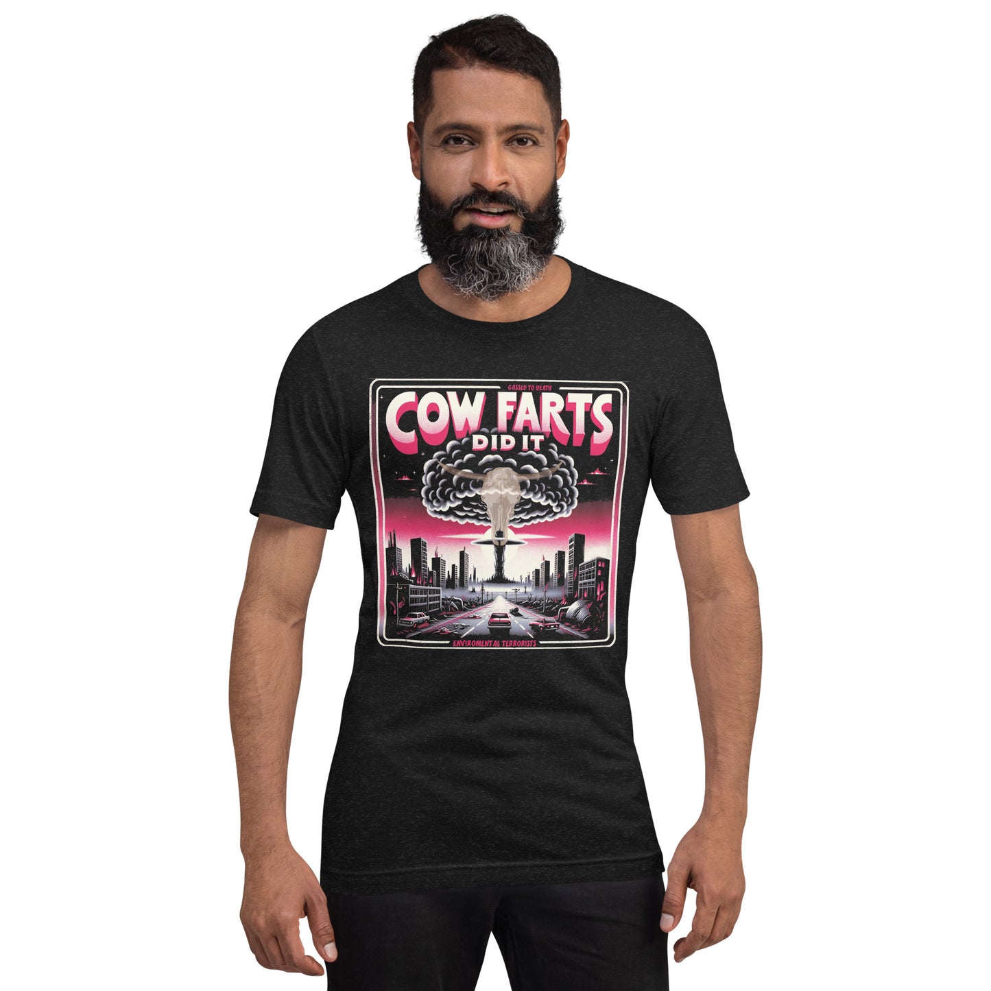Cow Farts Did It Unisex t-shirt