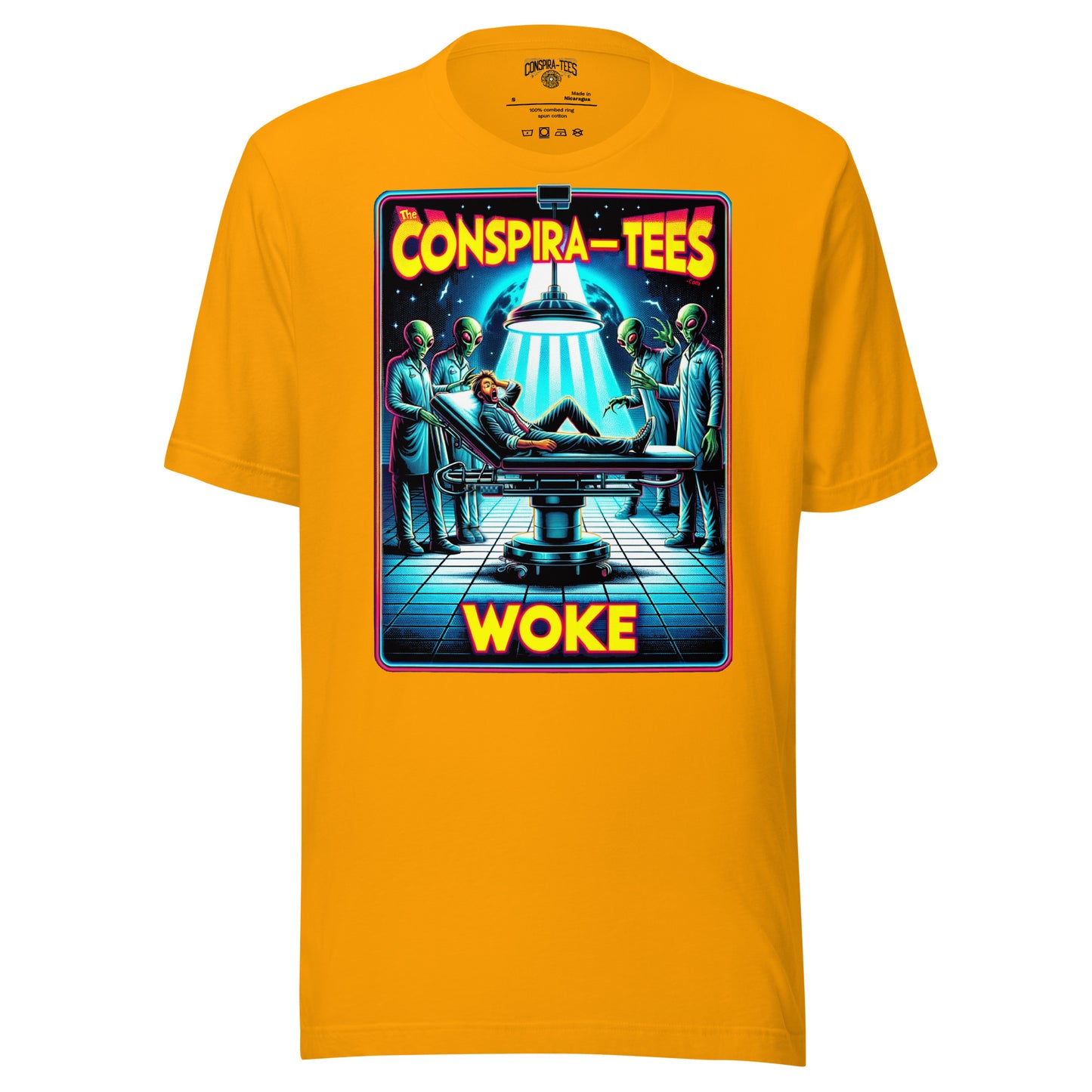 Conspira-tees Alien Operating Table Woke Unisex t-shirt