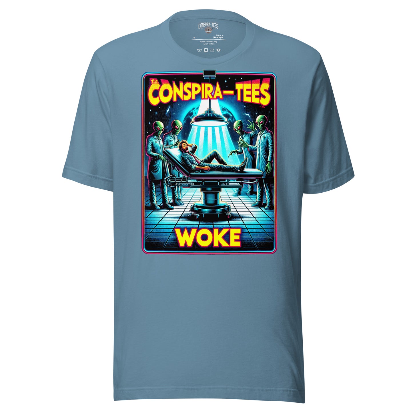 Conspira-tees Alien Operating Table Woke Unisex t-shirt