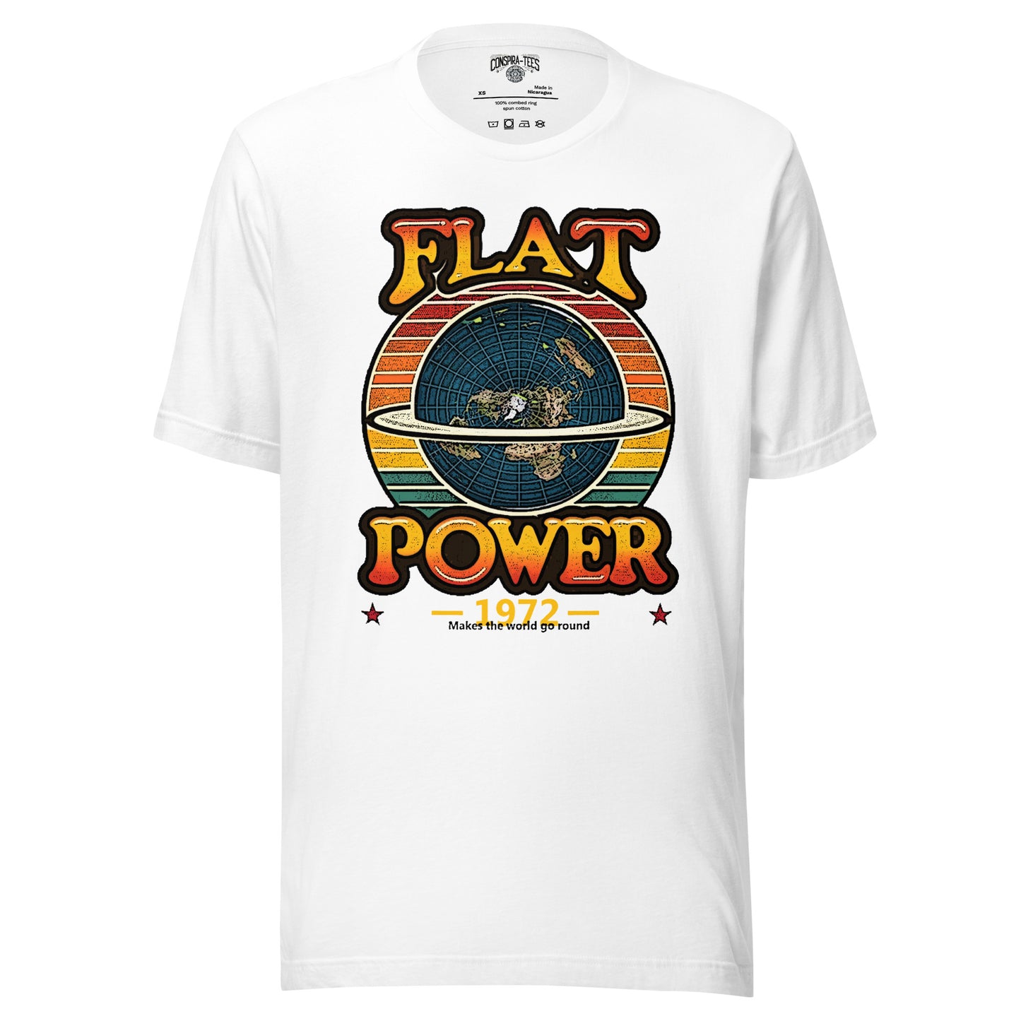 Flat Power Unisex t-shirt