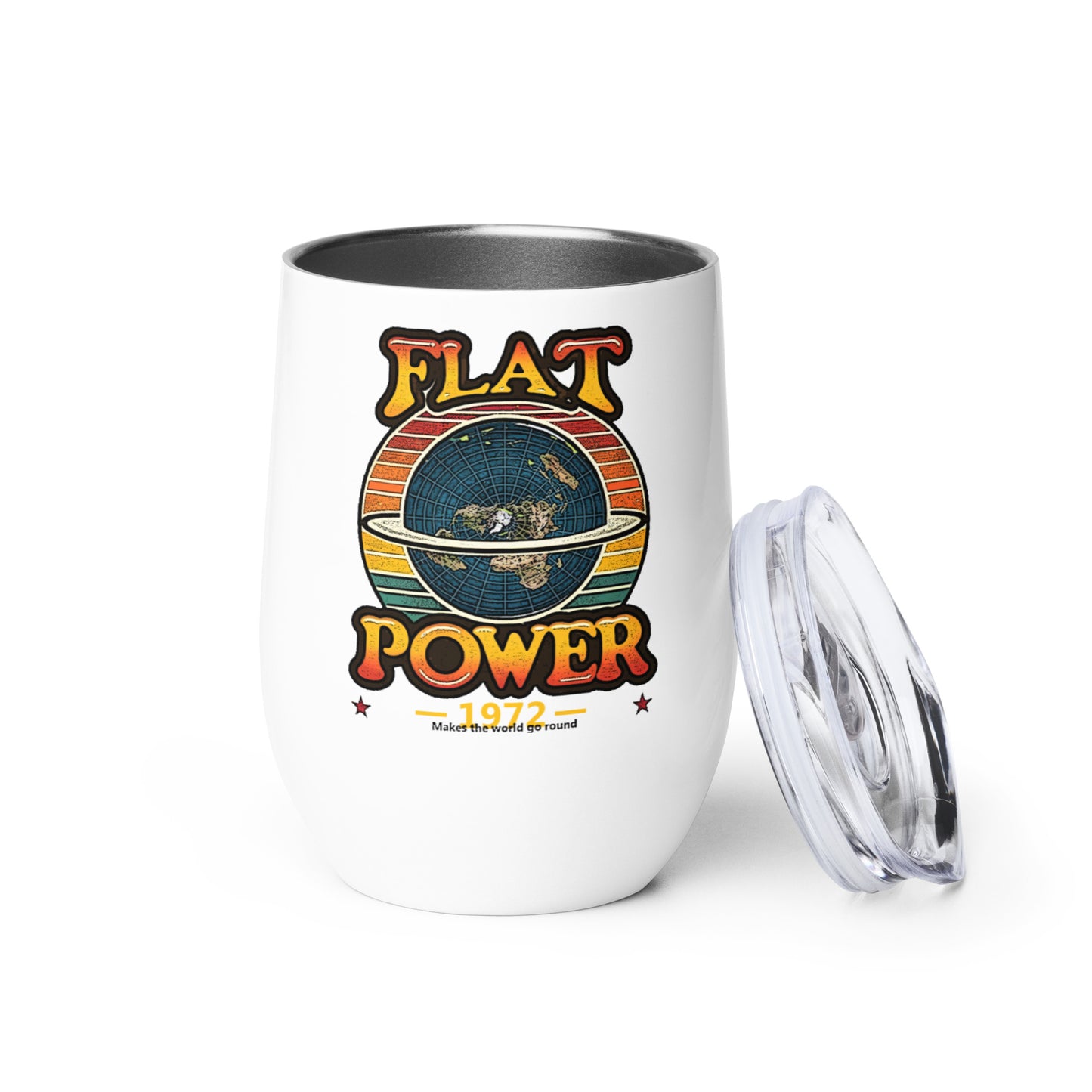 Flat Power Wine tumbler