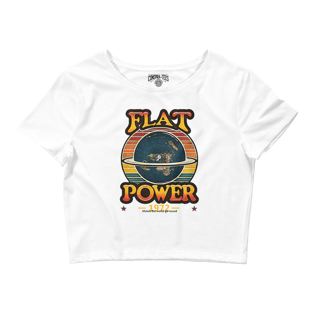 Flat Power Women’s Crop Tee