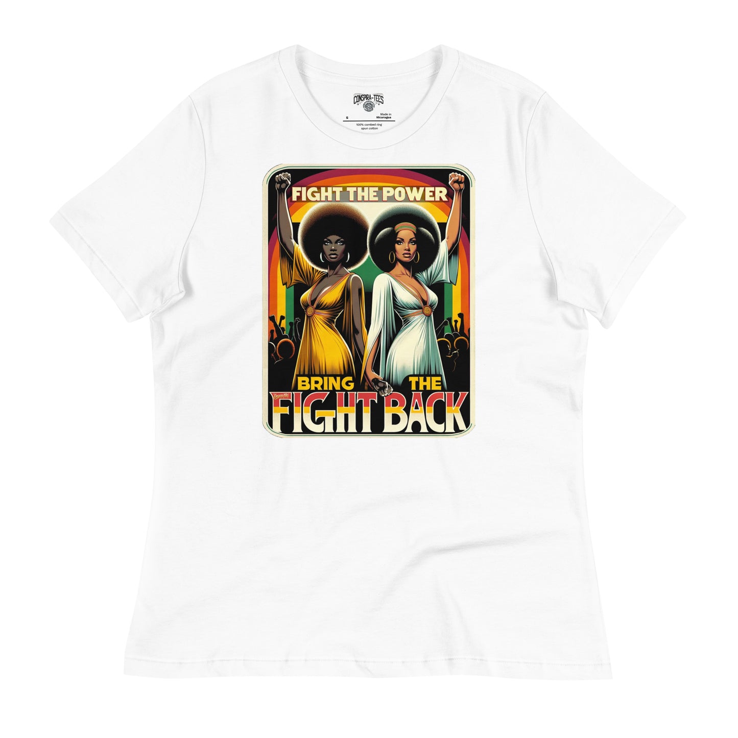 Bring The Fight Back Fight The Power Women's Relaxed T-Shirt