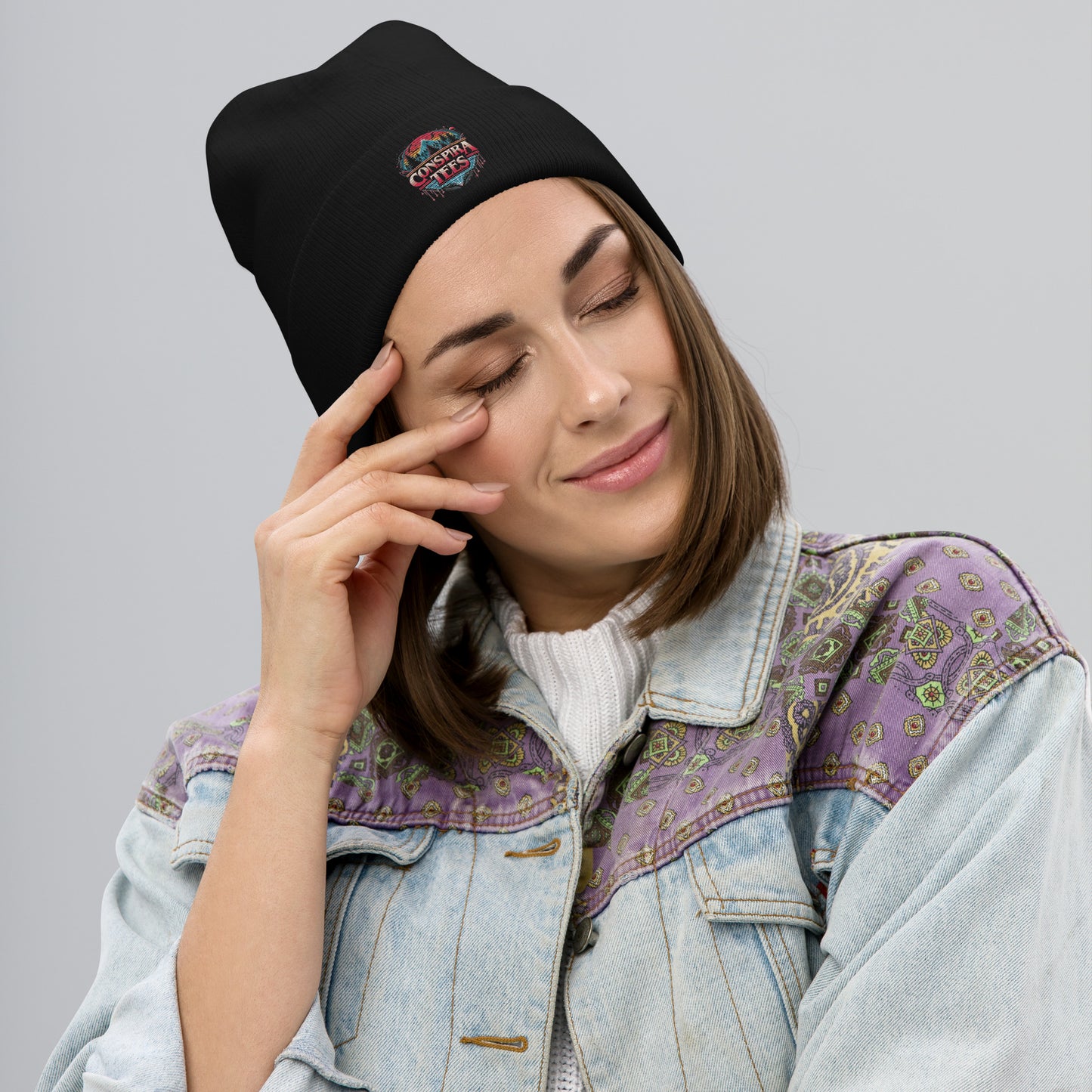 Conspira-tees Embroidered Beanie