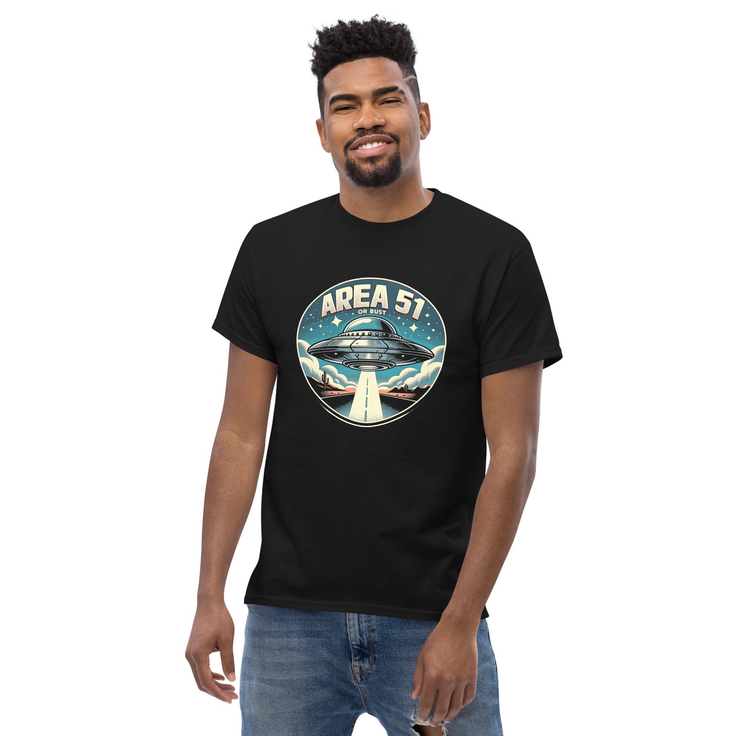 Area 51 or Bust Men's classic tee