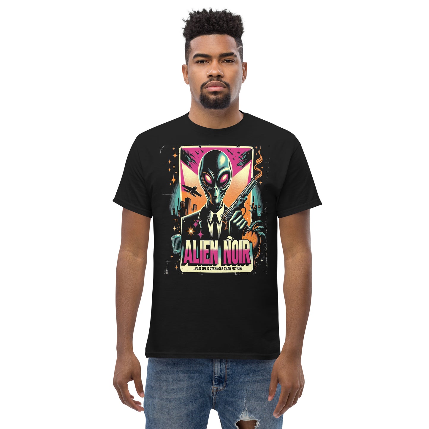 Alien Noir Men's classic tee