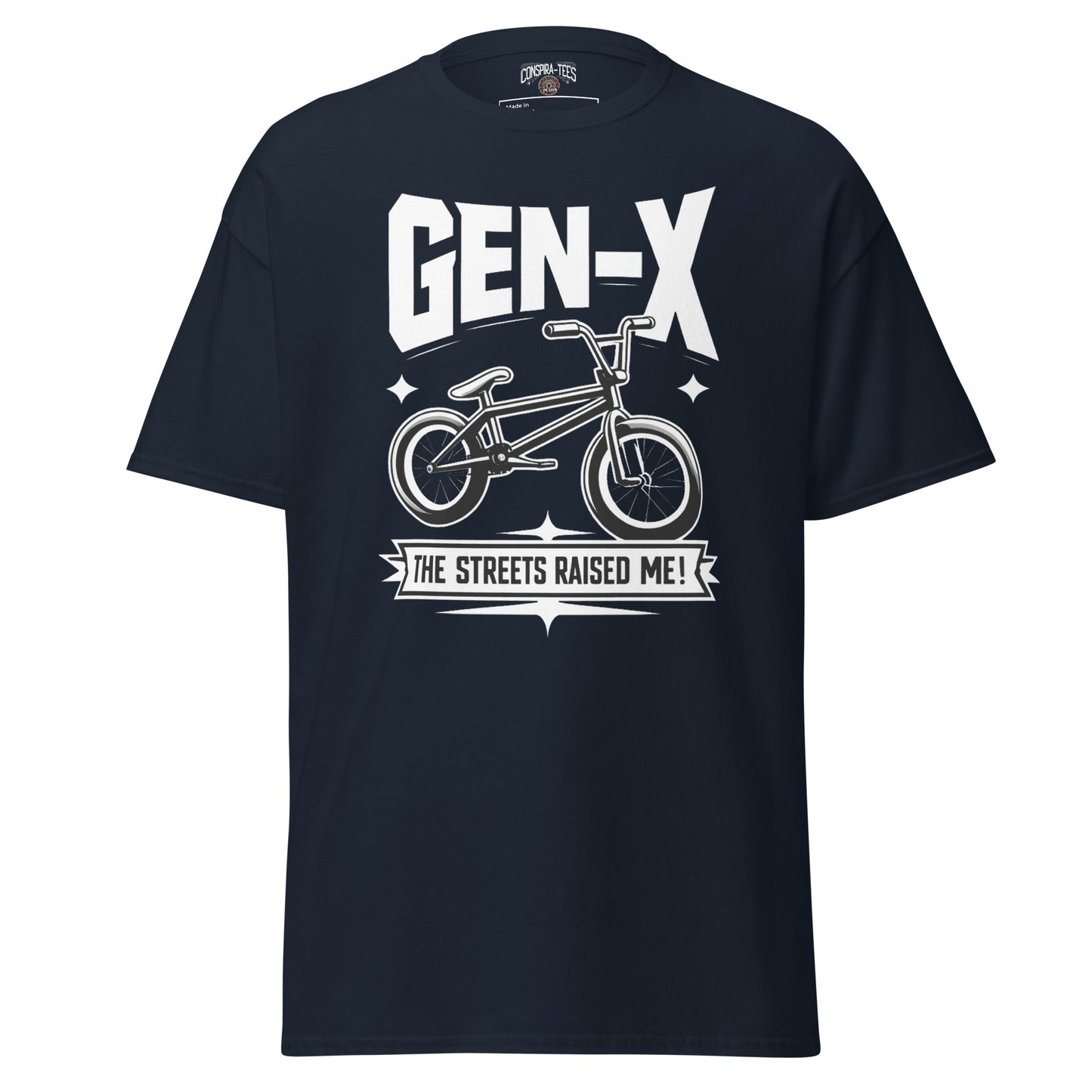 Gen-X The Streets Raised Me (Colors) Men's classic tee