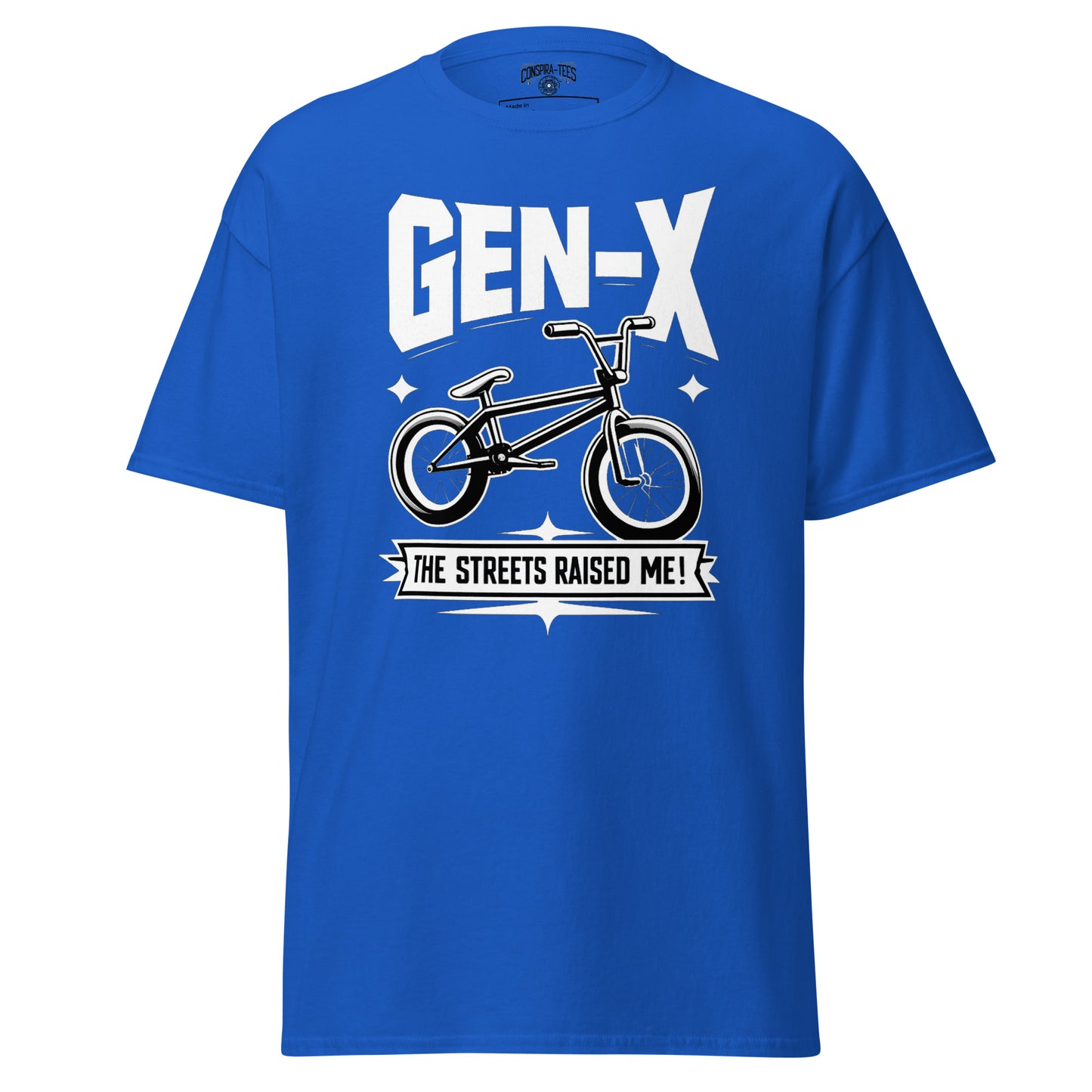 Gen-X The Streets Raised Me (Colors) Men's classic tee