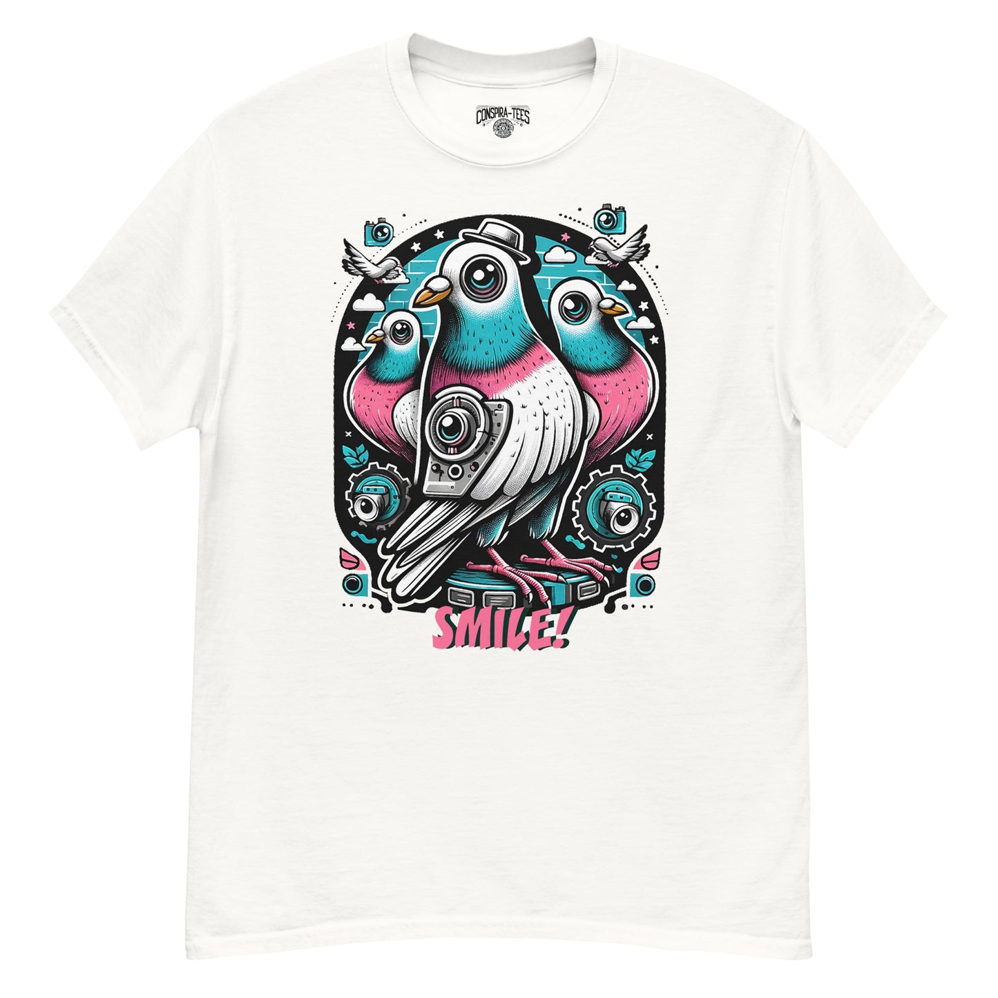 Smile Pigeon Drones Men's classic tee