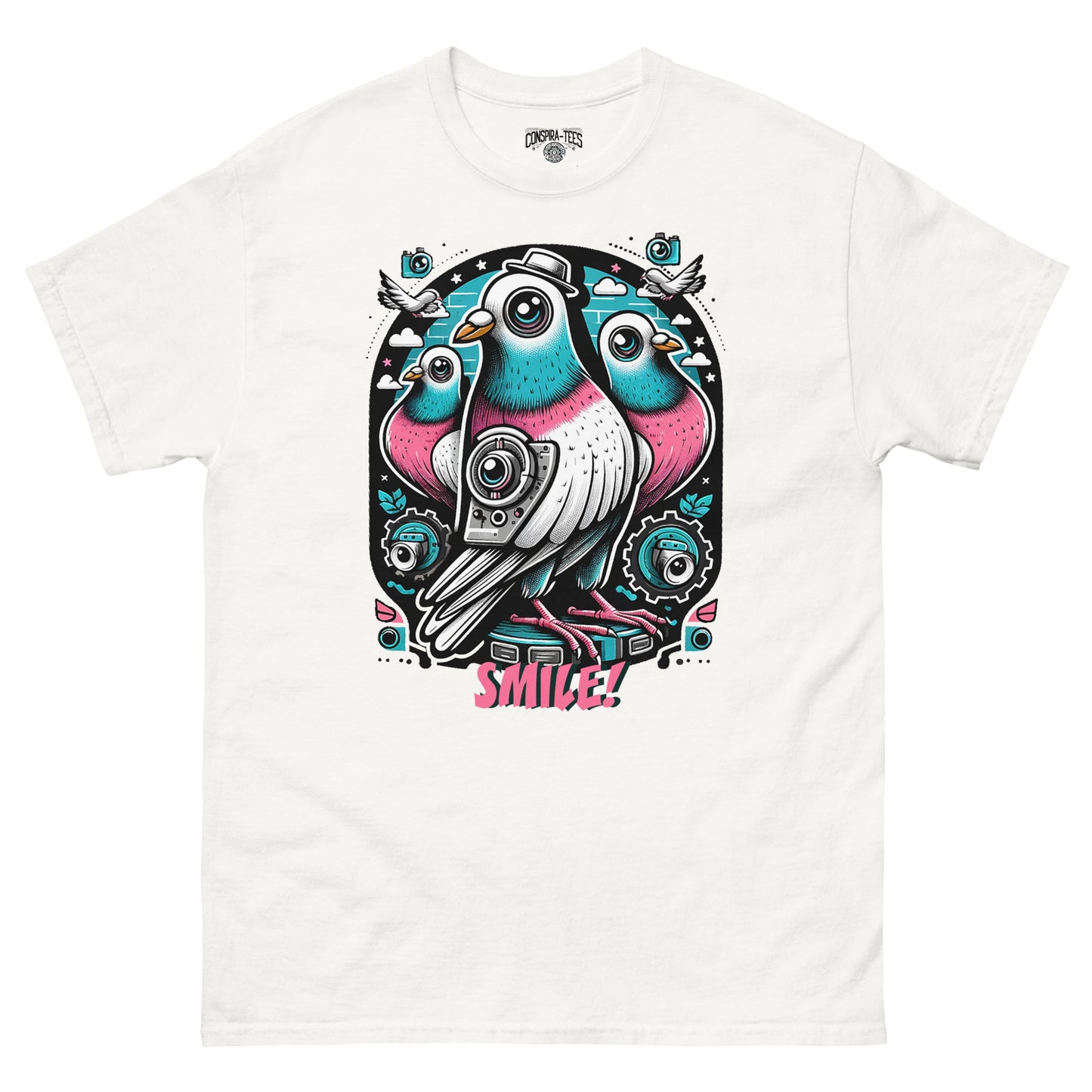 Smile Pigeon Drones Men's classic tee