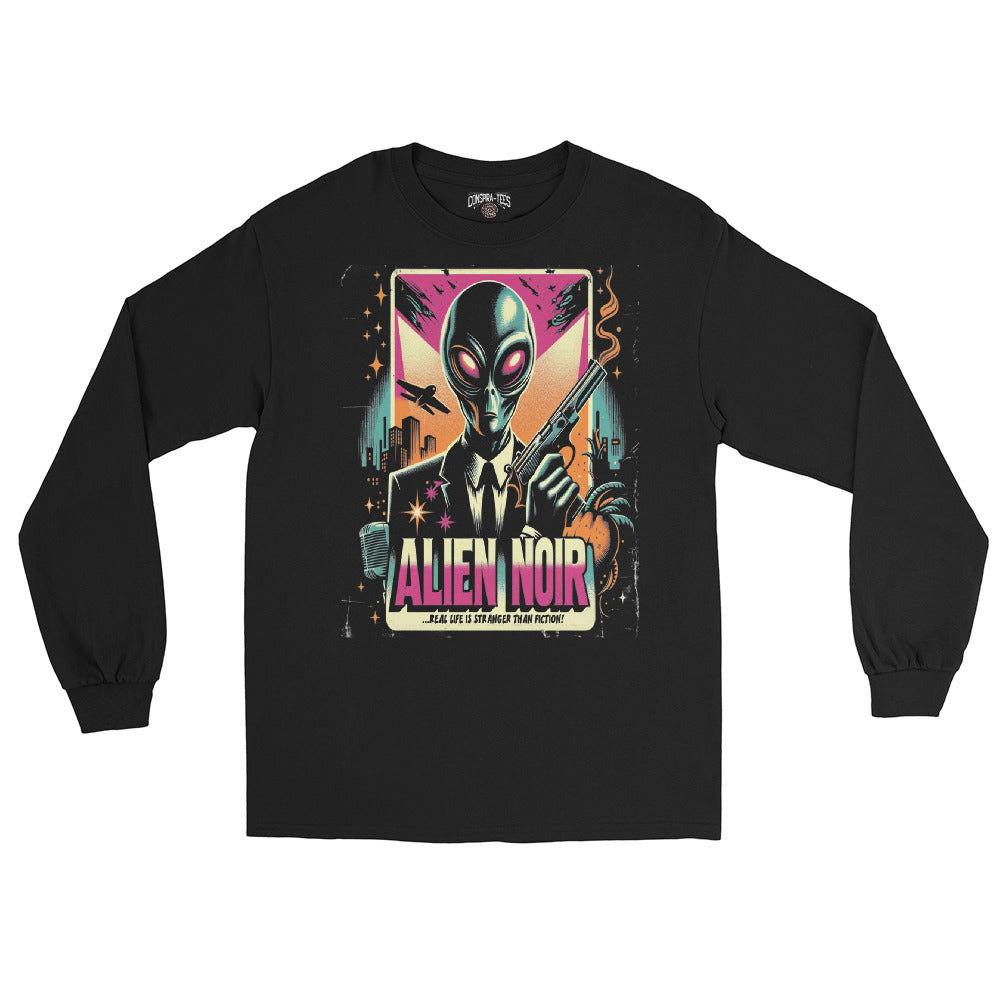 Alien Noir Men’s Long Sleeve Shirt
