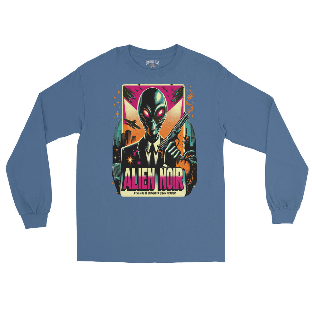 Alien Noir Men’s Long Sleeve Shirt