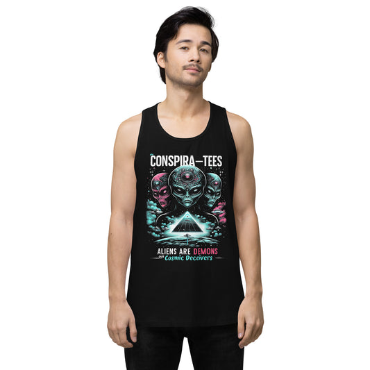 Cosmic Deceivers Men’s premium tank top