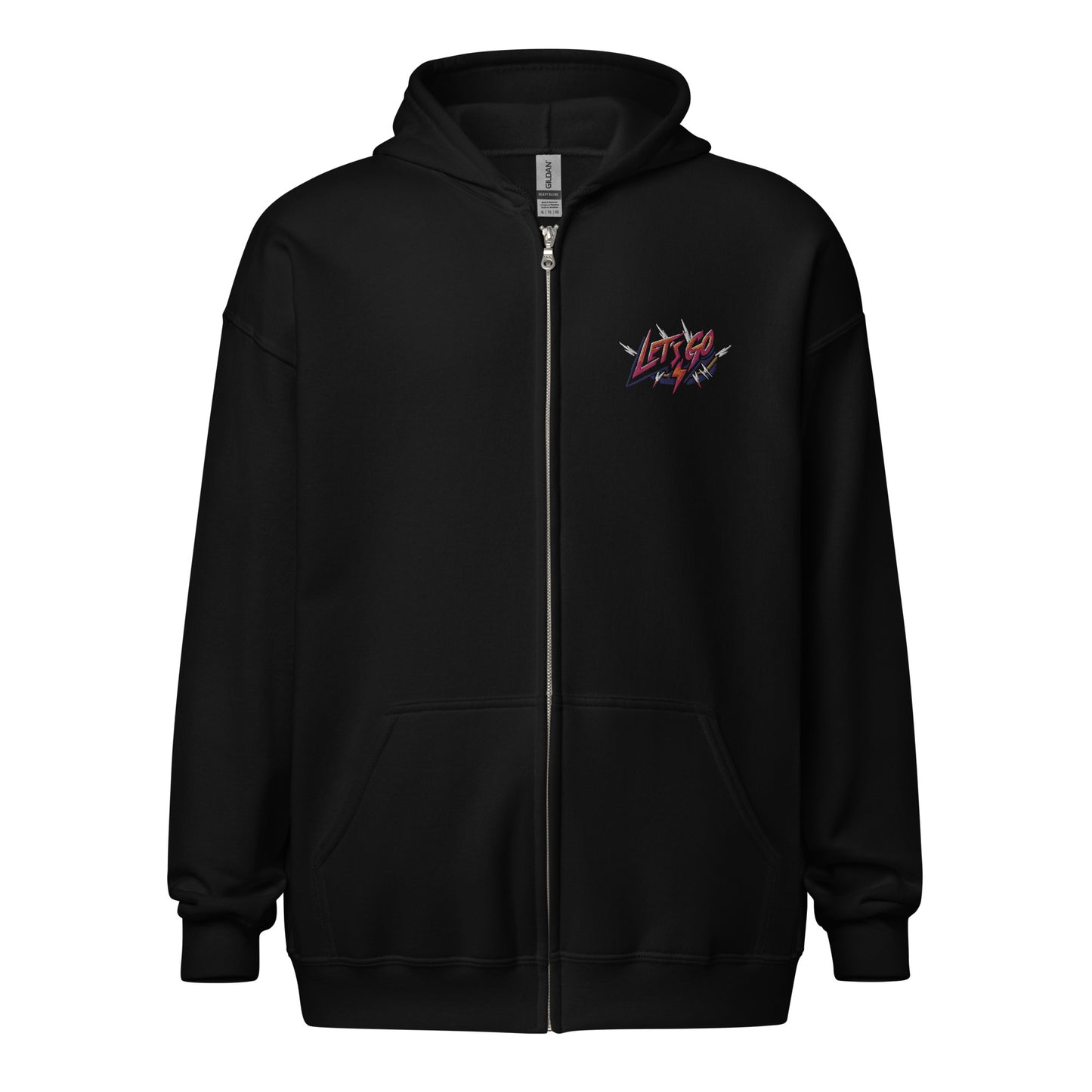 Embroidered Gen-X Because We Can Unisex heavy blend zip hoodie