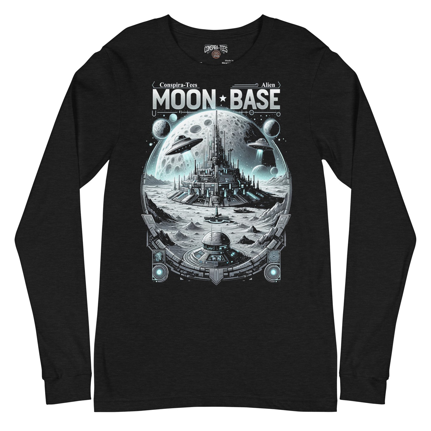 Alien Moon Base Unisex Long Sleeve Tee