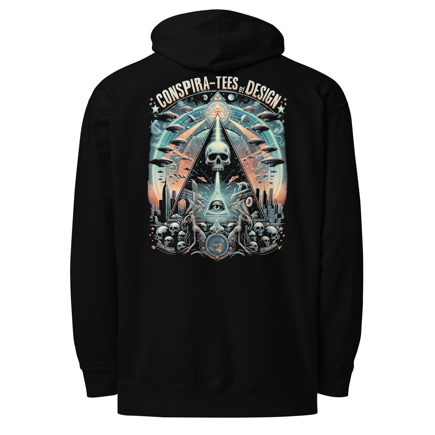 Conspira-tees By Design Unisex midweight hoodie