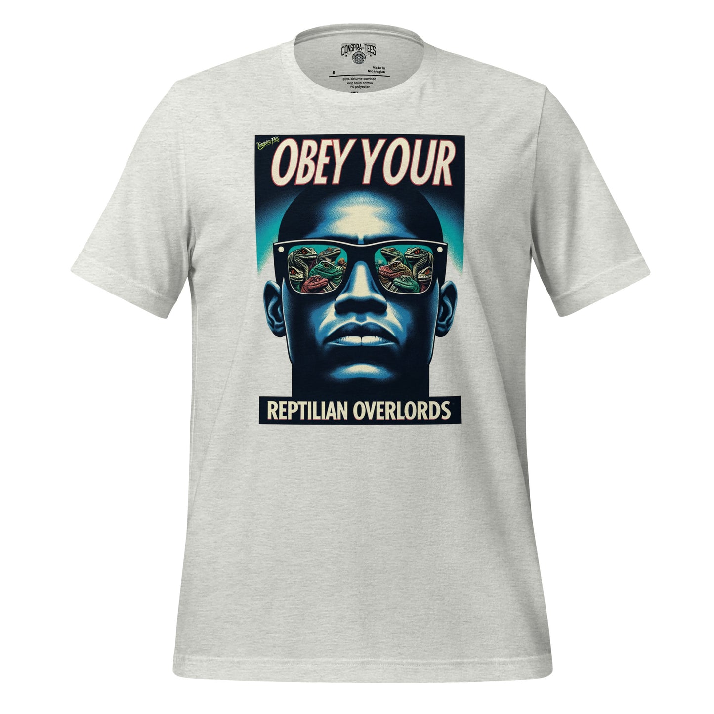 Obey Your Reptilian Overlords Unisex t-shirt