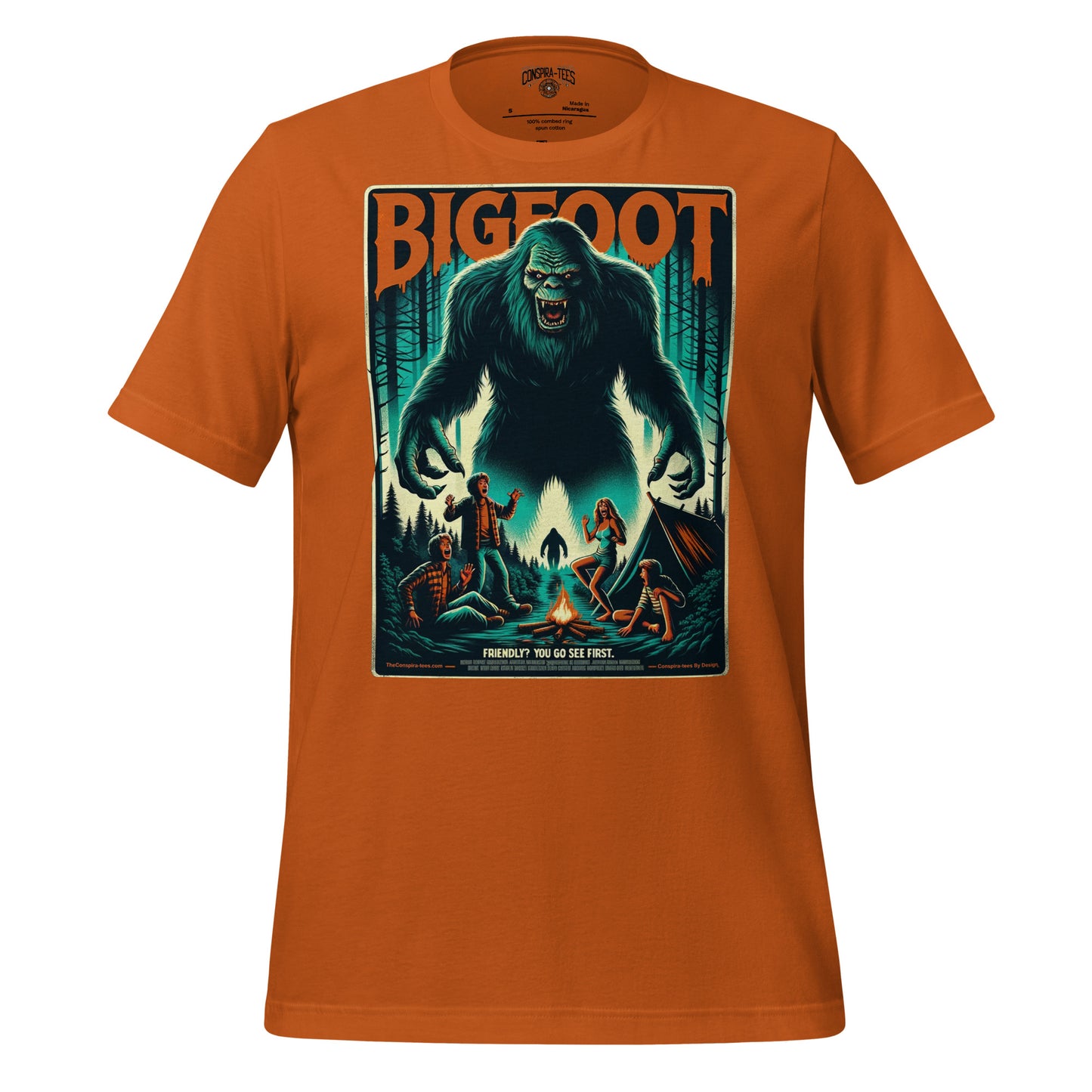 Bigfoot Friendly? You go see first Unisex t-shirt