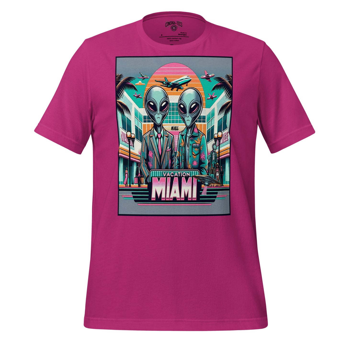 Vacation Miami Alien Mall Unisex t-shirt