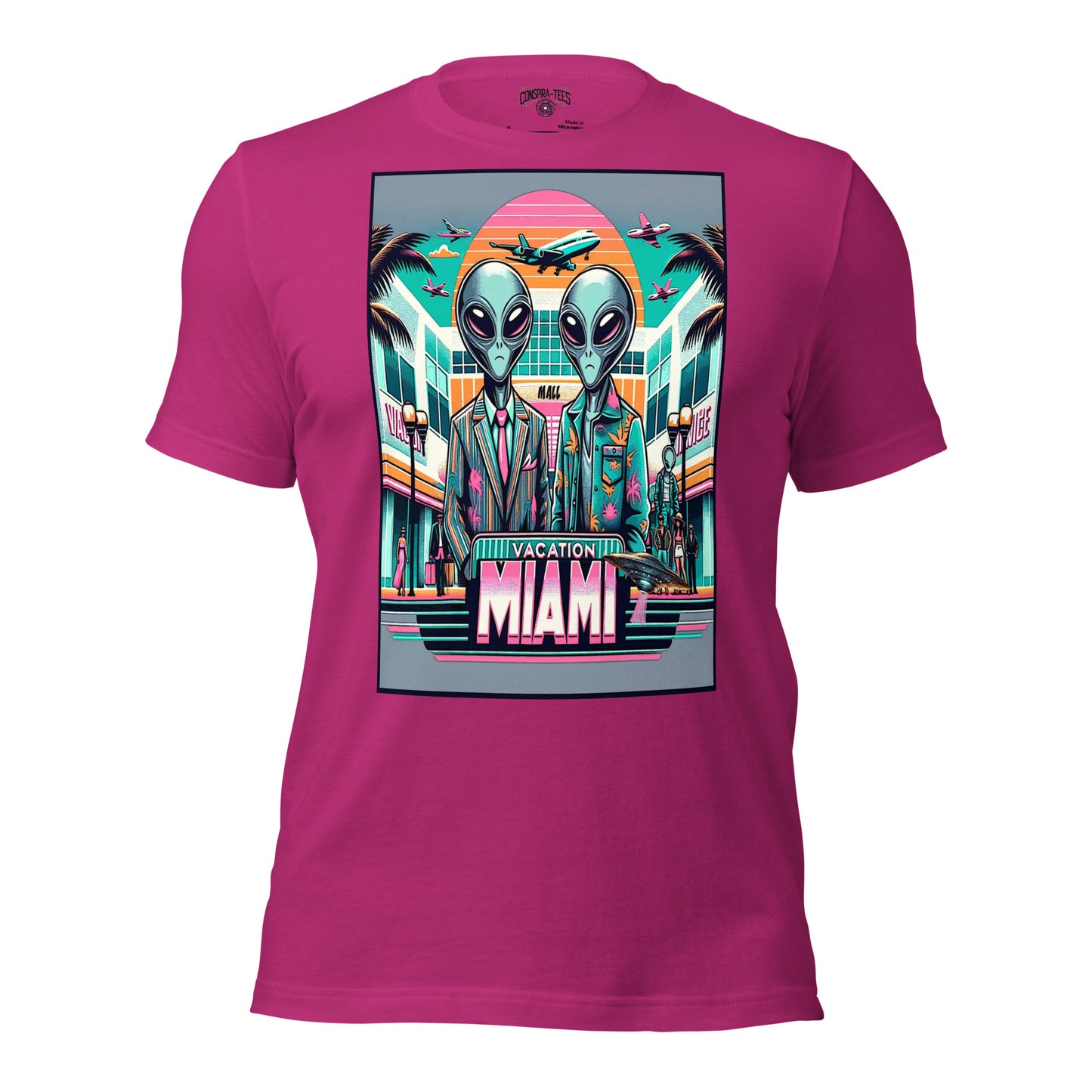 Vacation Miami Alien Mall Unisex t-shirt