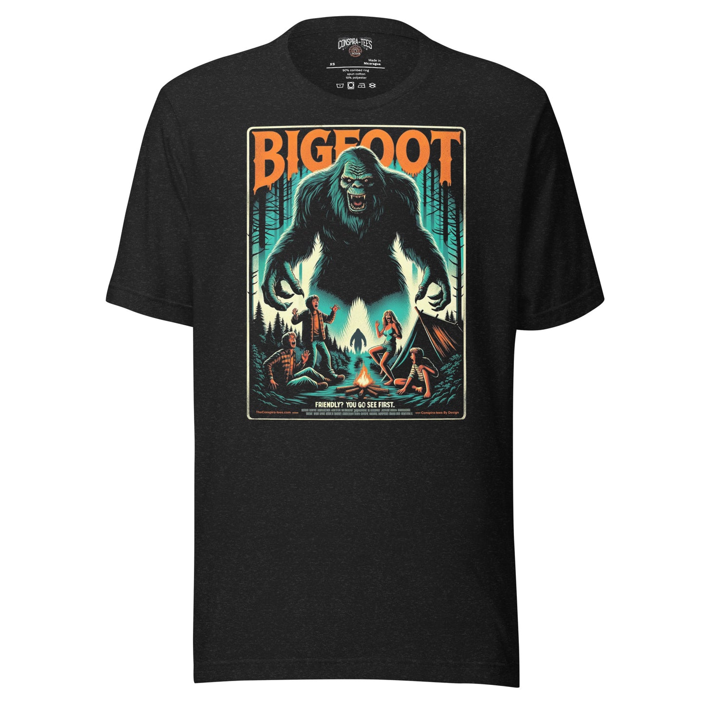Bigfoot Friendly? You Go See First Unisex t-shirt