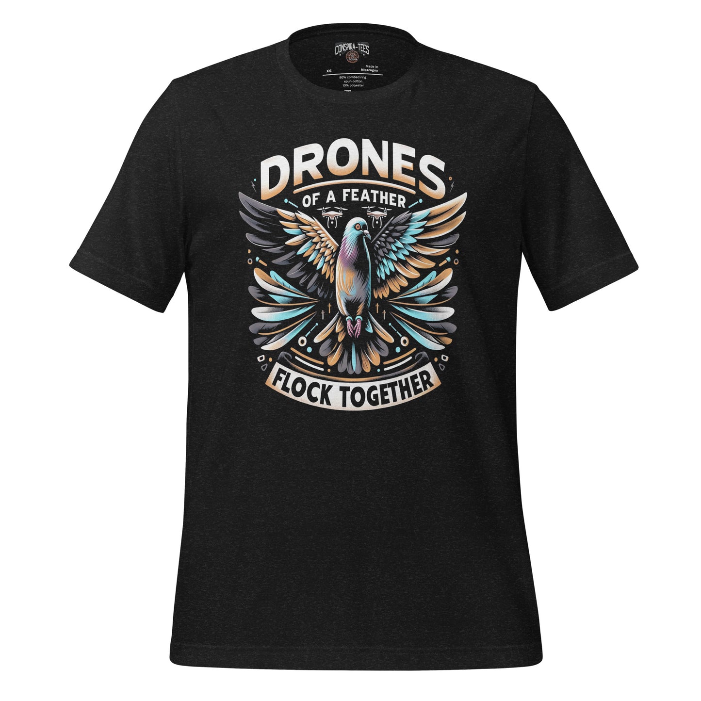 Drones of a Feather Flock Together Unisex t-shirt