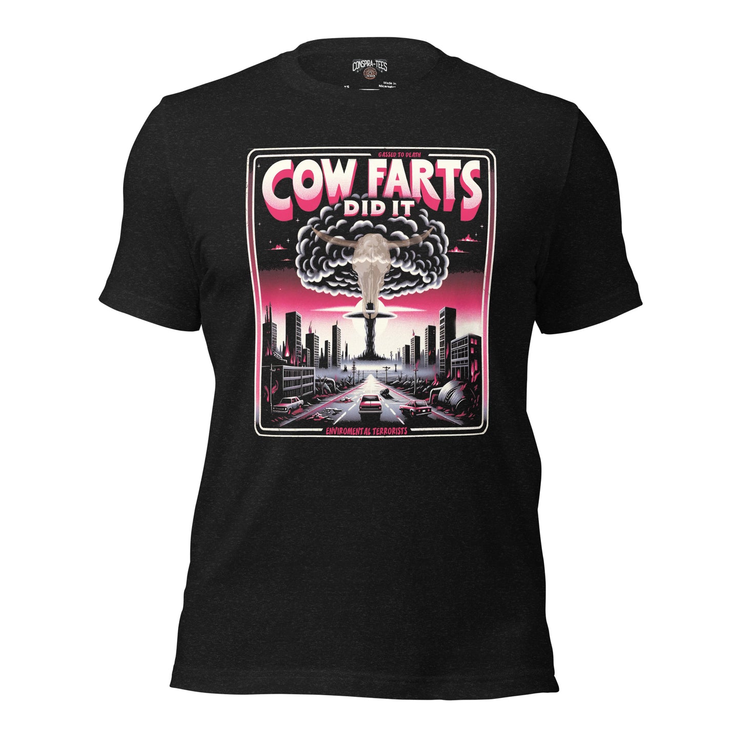Cow Farts Did It Unisex t-shirt