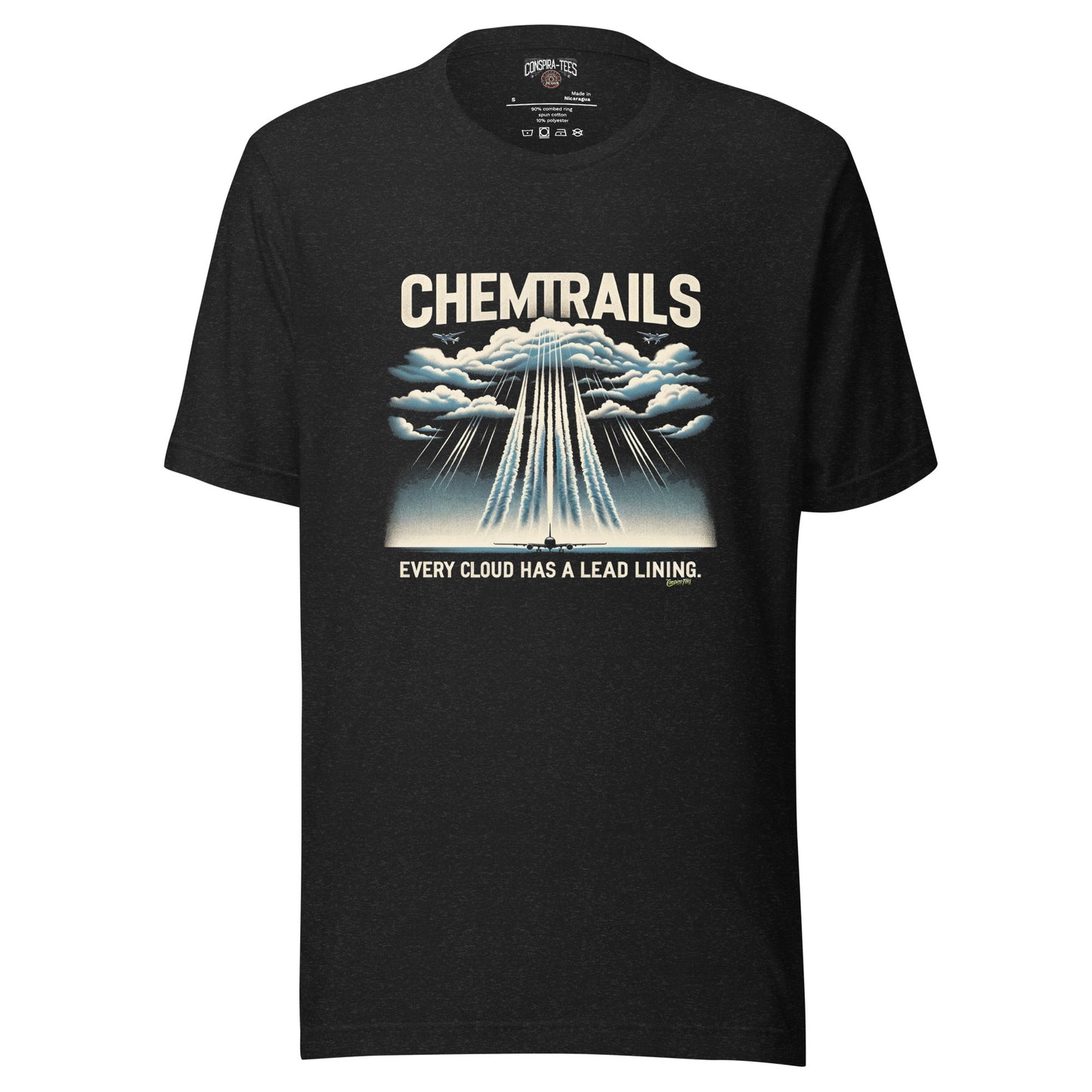 Chemtrails Every Cloud Has A Lead Lining Unisex t-shirt