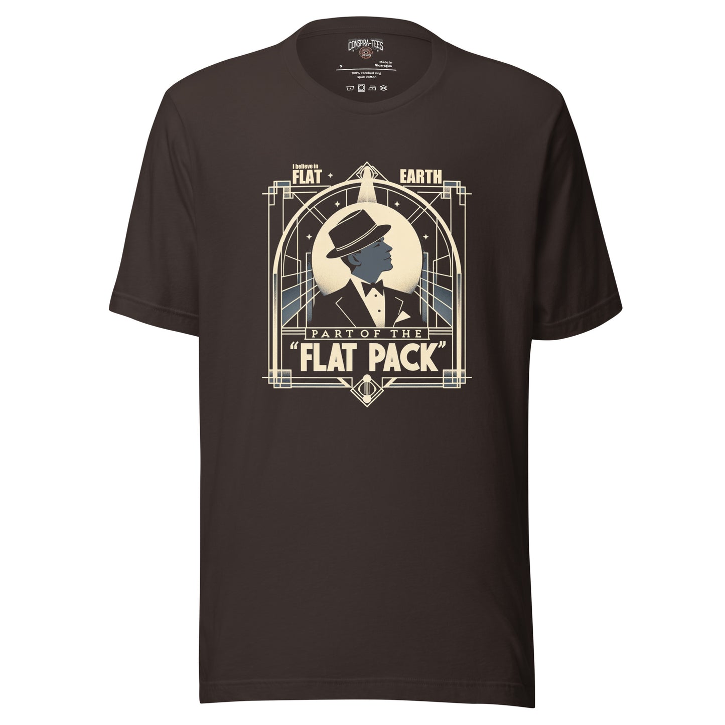 Flat Earth "Part of The Flat Pack" Unisex t-shirt