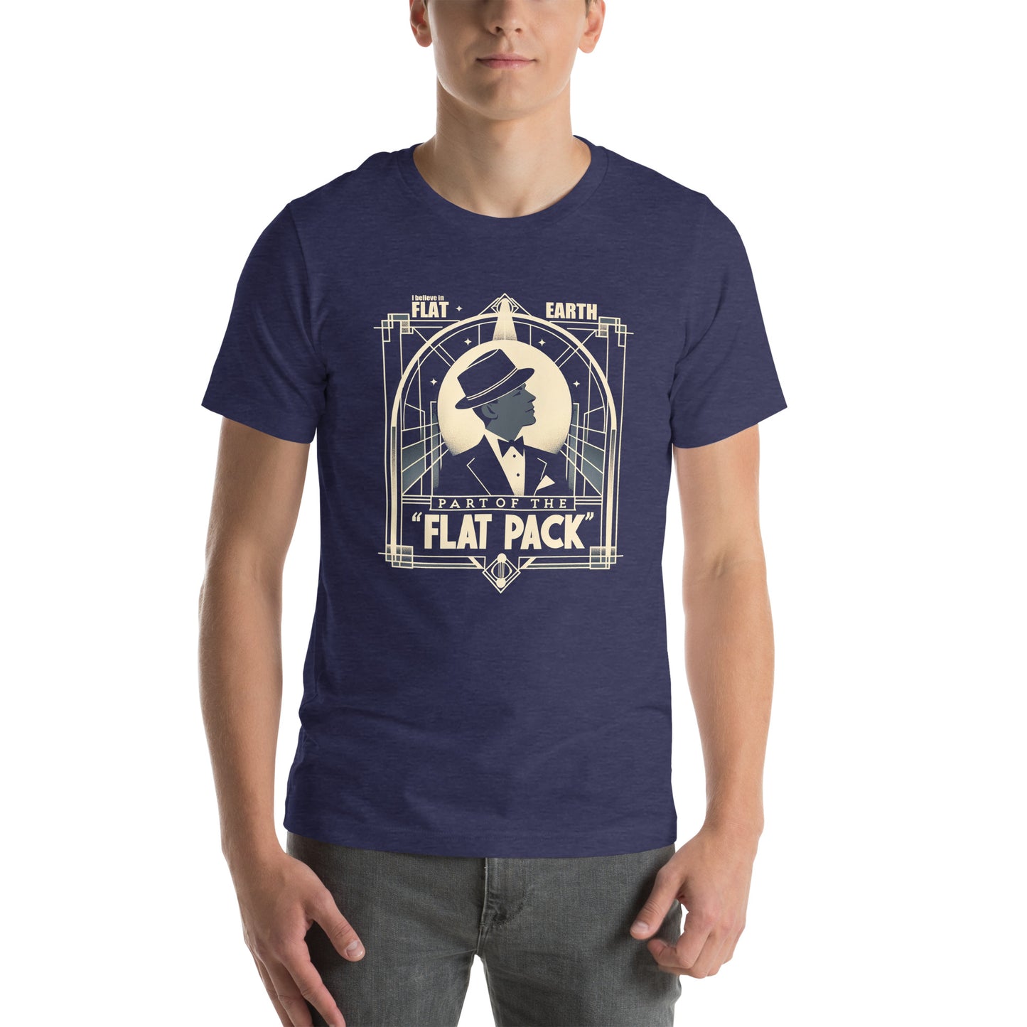 Flat Earth "Part of The Flat Pack" Unisex t-shirt