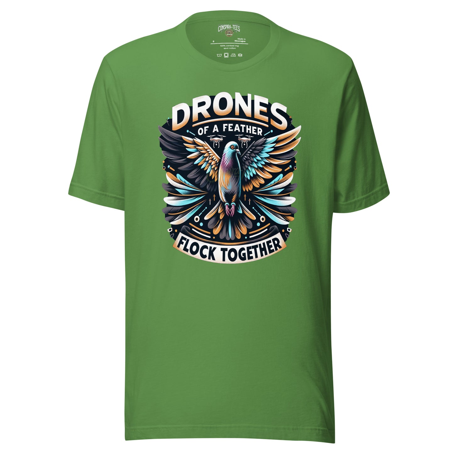 Drones Of A Feather Flock Together Unisex t-shirt