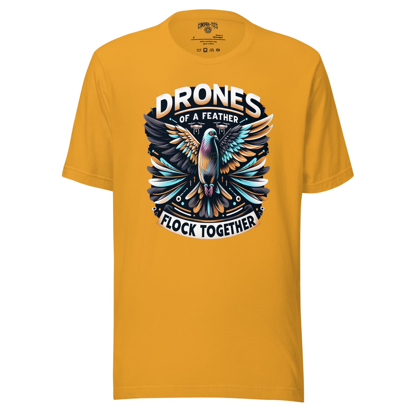 Drones Of A Feather Flock Together Unisex t-shirt