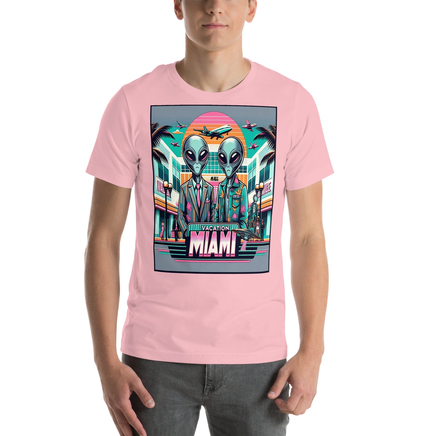 Vacation Miami Alien Mall Unisex t-shirt