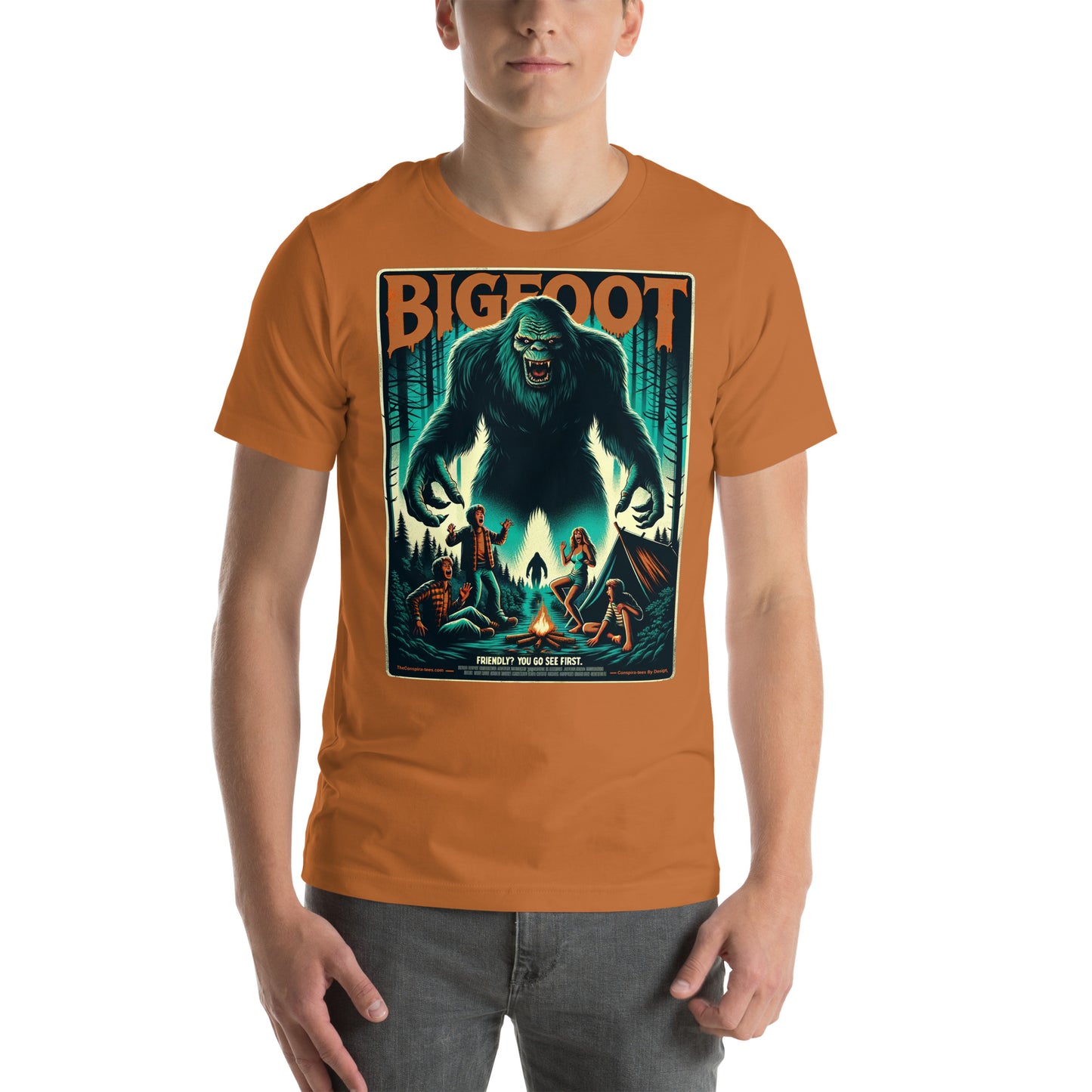 Bigfoot Friendly? You go see first Unisex t-shirt