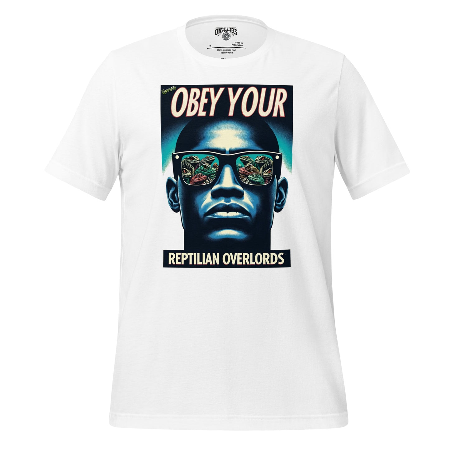 Obey Your Reptilian Overlords Unisex t-shirt