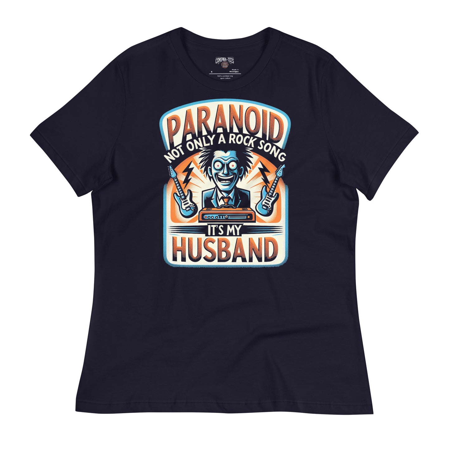 Paranoid Not Just A rock Song. Its My Husband Women's Relaxed T-Shirt