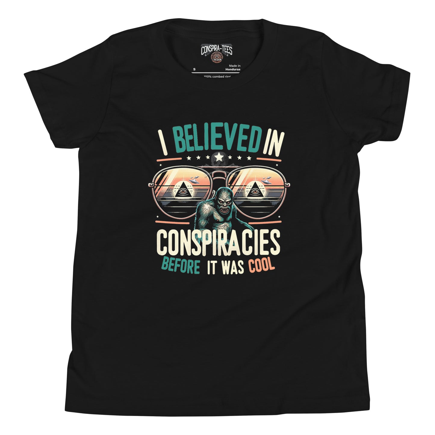 I Believed In Conspiracies Before It Was Cool Youth Short Sleeve T-Shirt