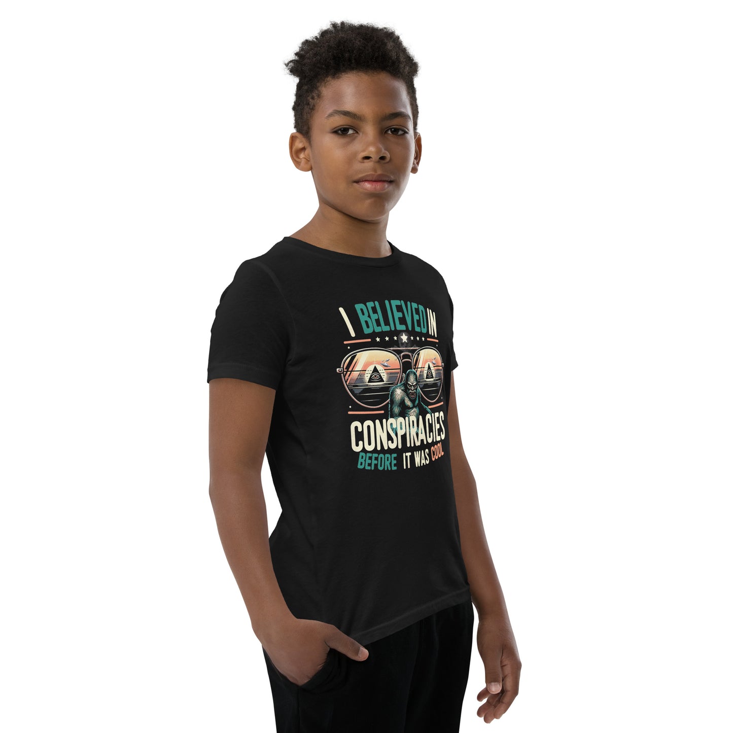 I Believed In Conspiracies Before It Was Cool Youth Short Sleeve T-Shirt